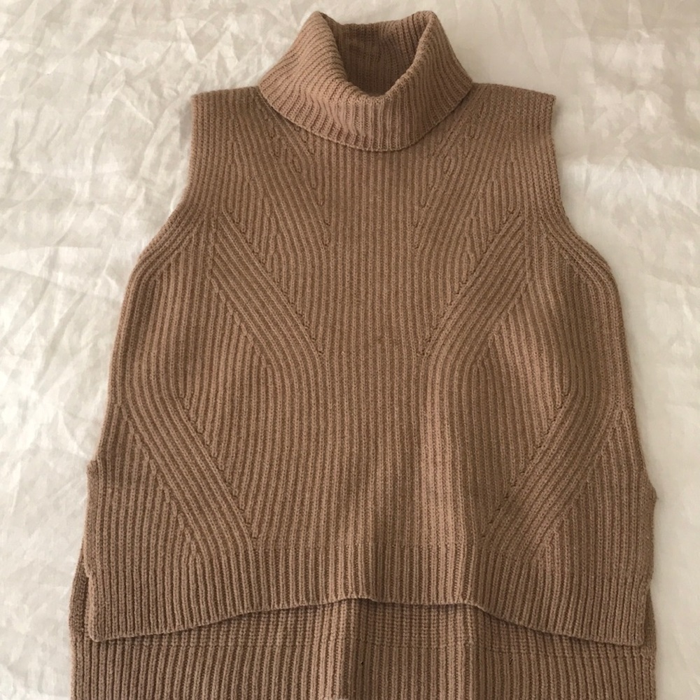 Madewell Camel Turtleneck Sweater